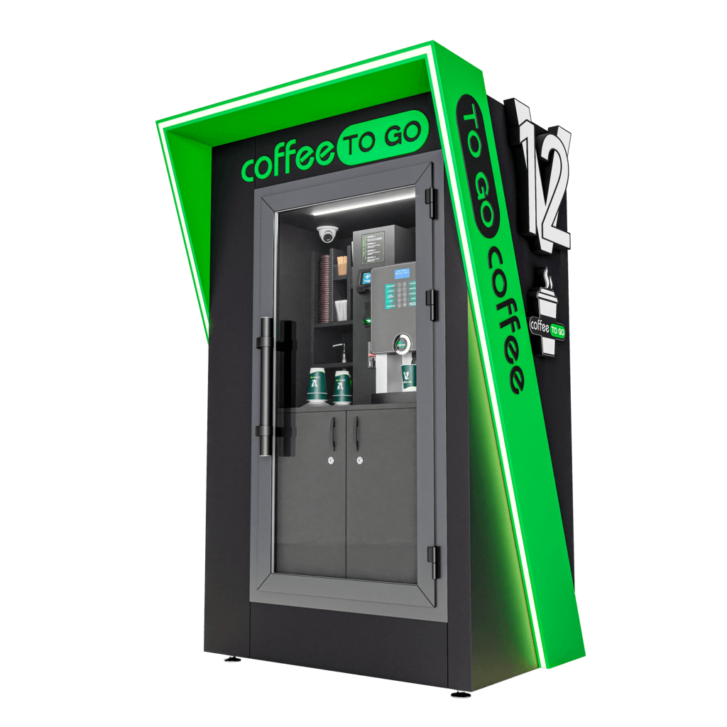 КАВ'ЯРНЯ САМООБСЛУГОВУВАННЯ V12 LIGHT RHEAVENDORS CINO COMPACT eC