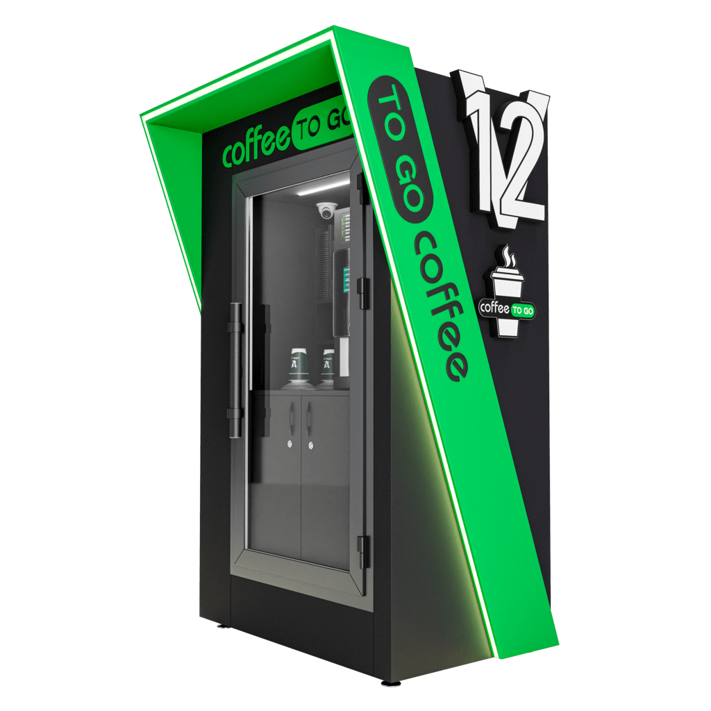 КАВ'ЯРНЯ САМООБСЛУГОВУВАННЯ V12 LIGHT RHEAVENDORS CINO COMPACT eC