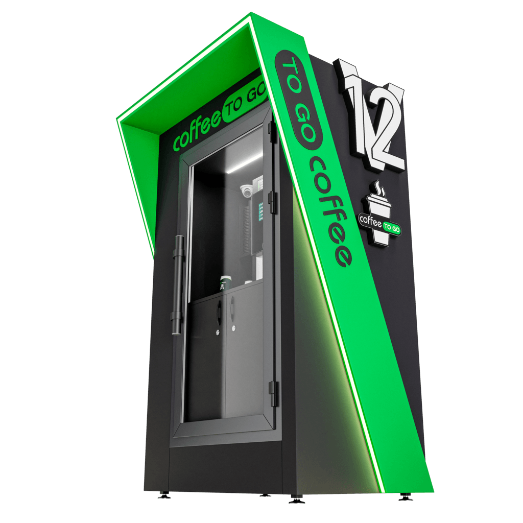 КАВ'ЯРНЯ САМООБСЛУГОВУВАННЯ V12 LIGHT RHEAVENDORS CINO COMPACT eC