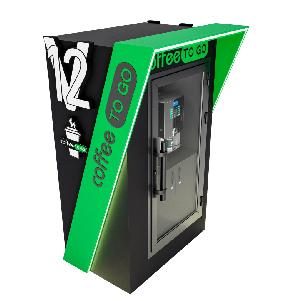 КАВ'ЯРНЯ САМООБСЛУГОВУВАННЯ V12 LIGHT RHEAVENDORS CINO COMPACT eC